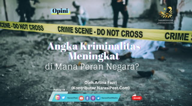 Angka kriminalitas meningkat