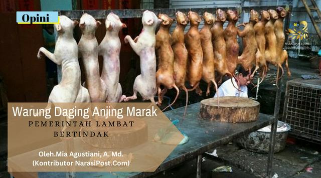 Warung daging anjing marak