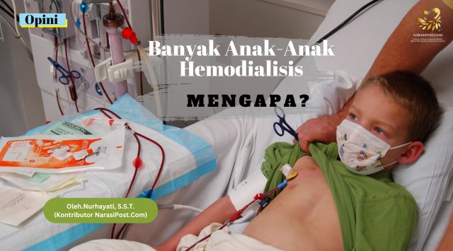 Banyak anak-anak hemodialisis