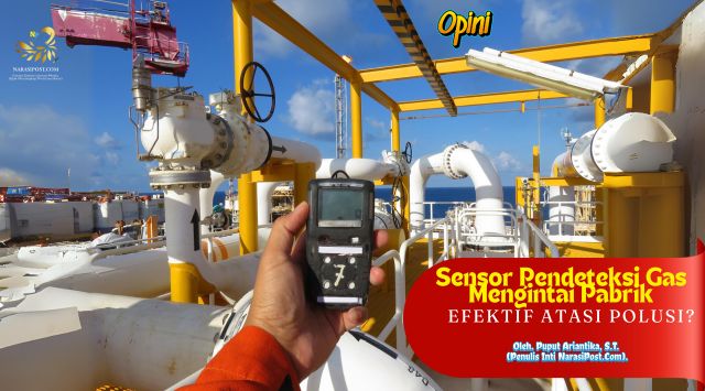 Sensor Penditeksi Gas Mengintai Pabrik