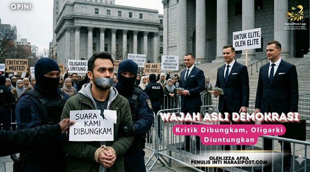Wajah Asli Demokrasi,Kritik di Bungkam, Oligarki di untungkan